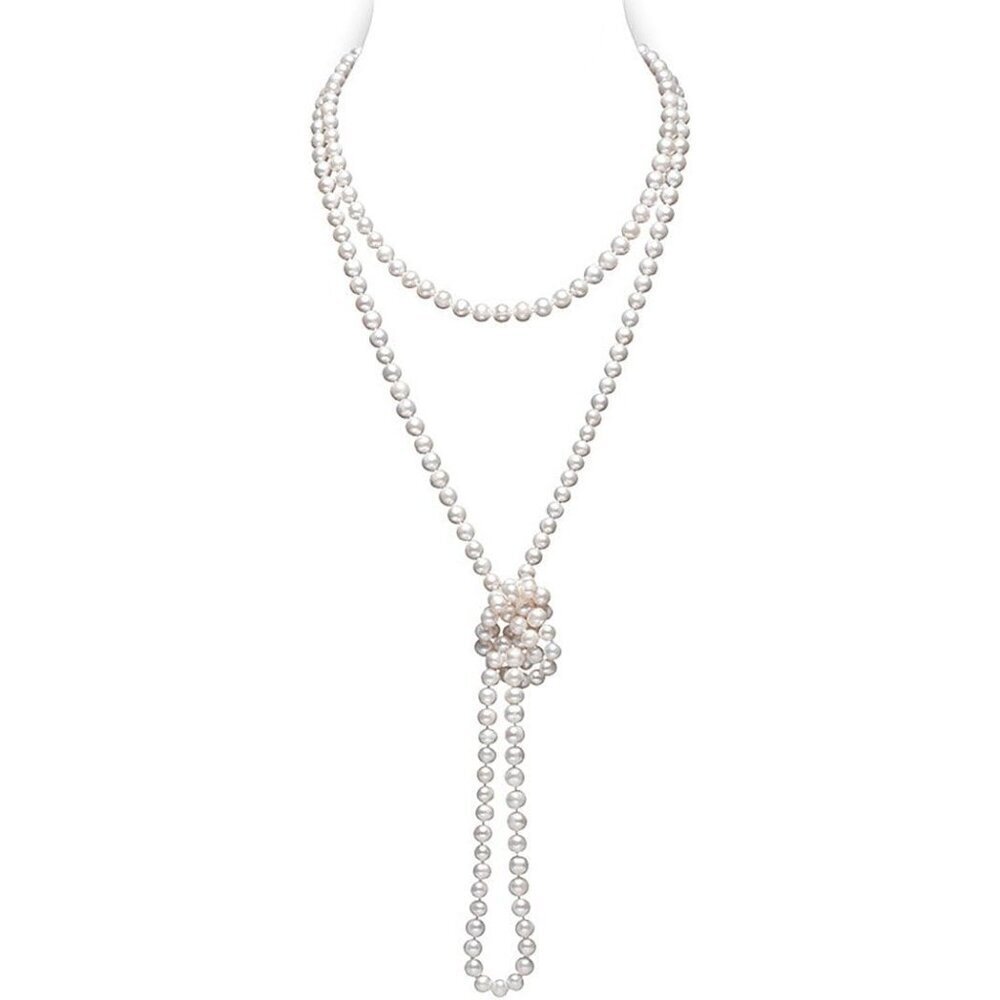 1920s Pearl Flapper Beads Great Gatsby Necklace Costume Accessories